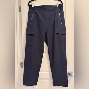 Athleta Endless High Rise Cargo Pants Womens 14 Commute Travel Work Packable